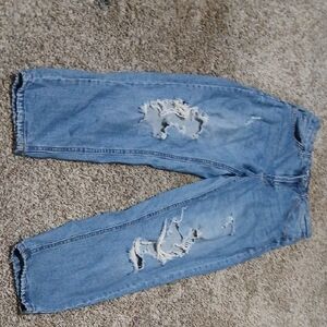Distressed Blue Jeans for Women